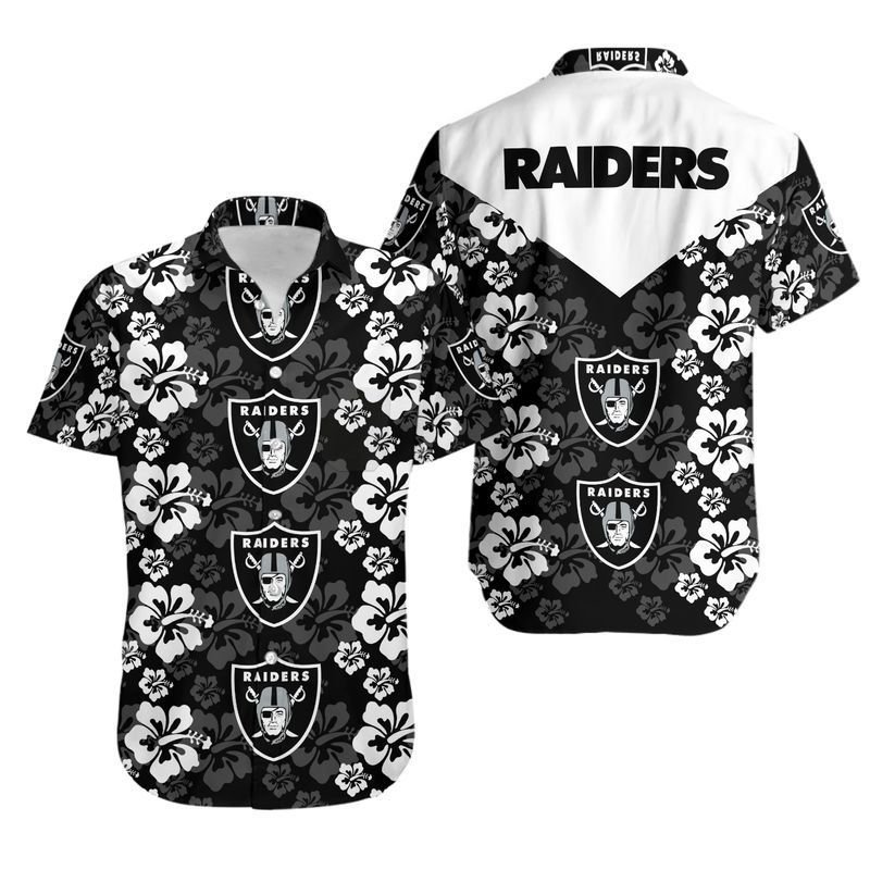 Las Vegas Raiders Flowers Hawaii Shirt for Men Women