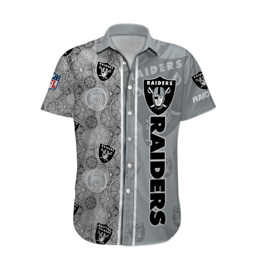 Las Vegas Raiders Hawaiian Shirt NFL Football Custom Hawaiian Shirt for Men Women Gift For Fans