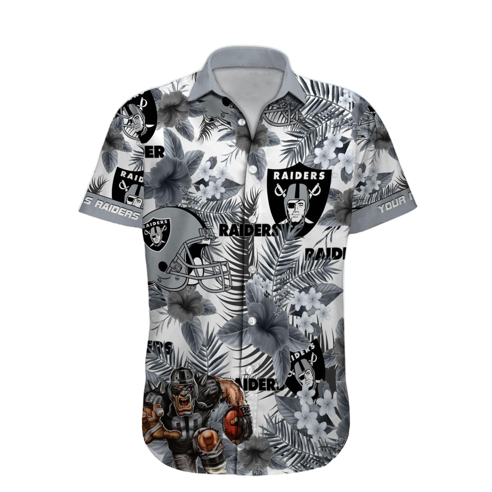 Las Vegas Raiders Hawaiian Shirt NFL Football Custom Hawaiian Shirt for Men Women Gift For Fans