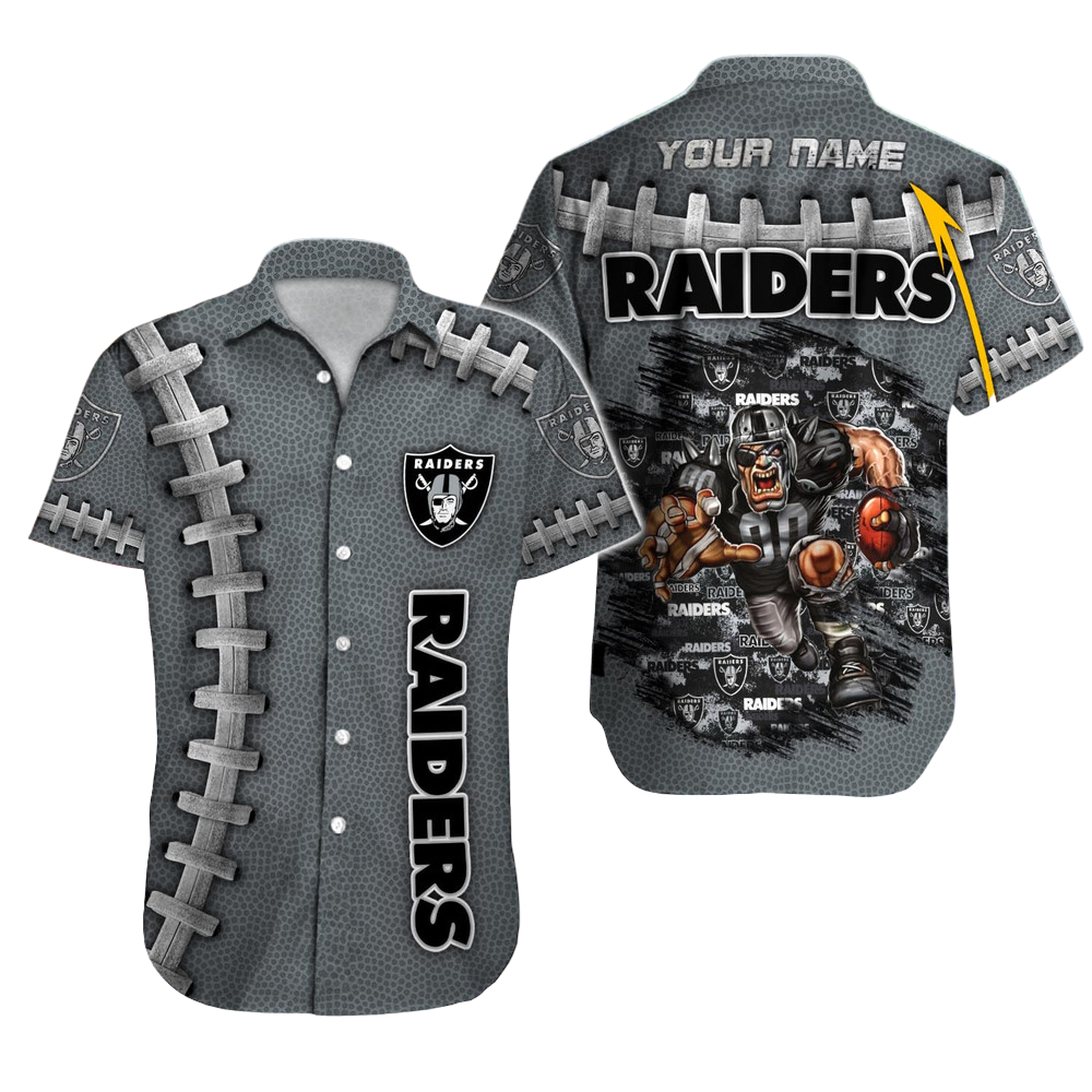 Las Vegas Raiders Hawaiian Shirt NFL Football Custom Hawaiian Shirt for Men Women Gift For Fans