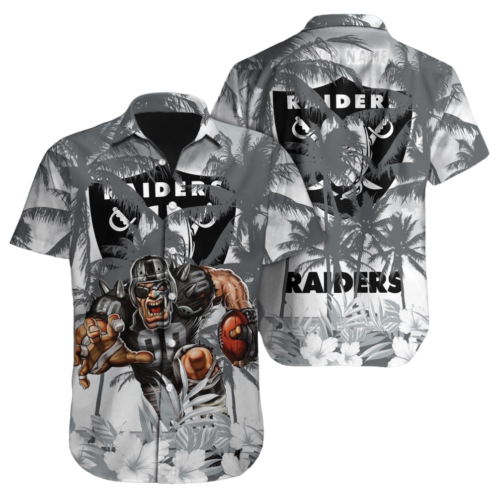 Las Vegas Raiders Hawaiian Shirt NFL Football Custom Hawaiian Shirt for Men Women Gift For Fans