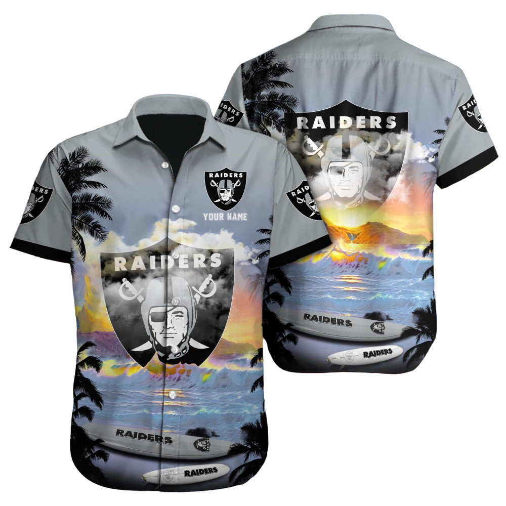 Las Vegas Raiders NFL Football Custom Hawaiian Shirt for Men Women Gift For Fans