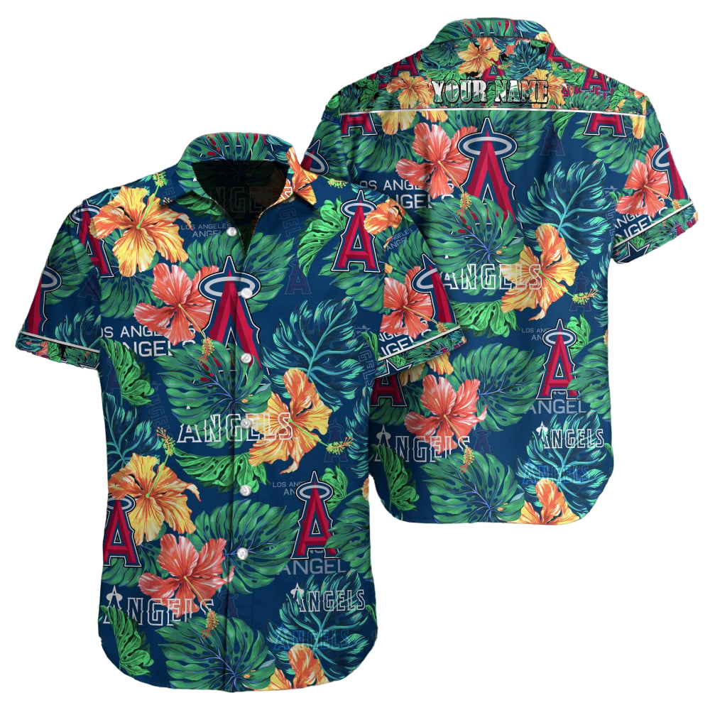 Los Angeles Angels MLB Custom Hawaiian shirt for Men Women Gift for Fans