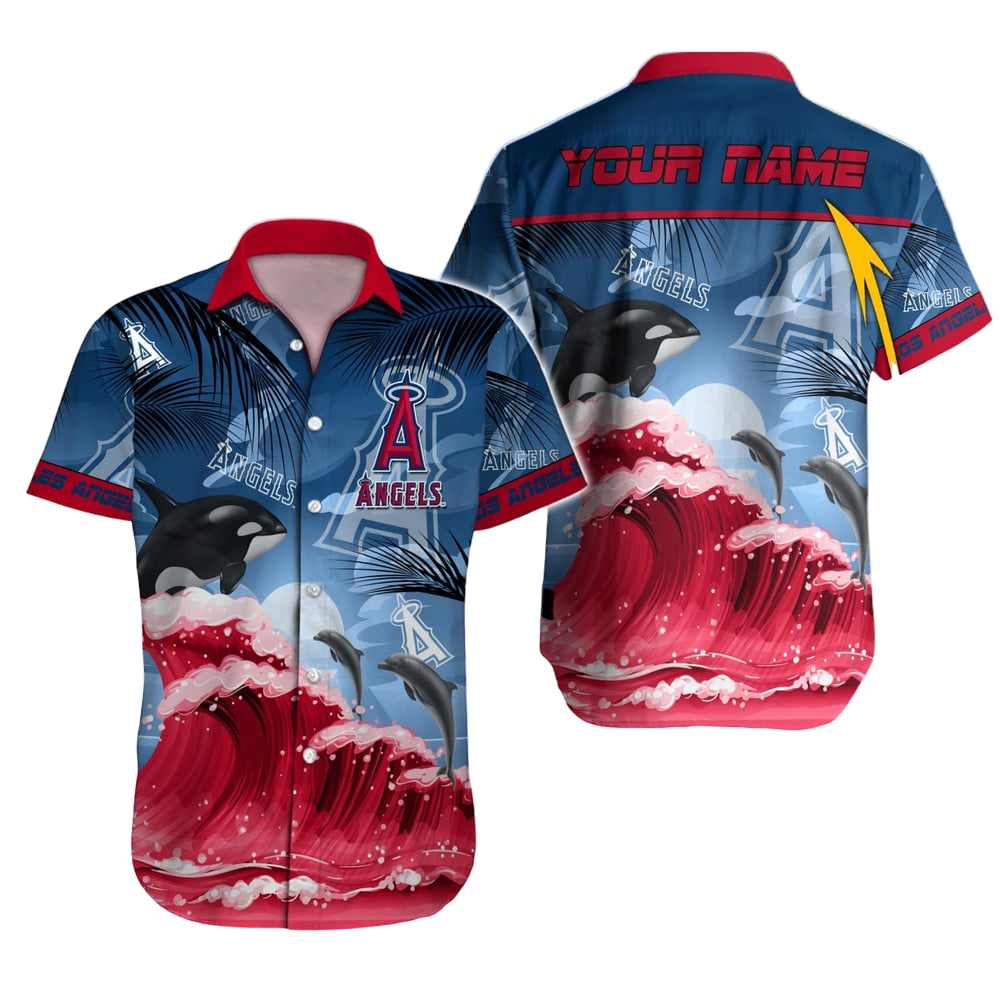 Los Angeles Angels MLB Hawaiian Shirt Custom Hawaii Shirt for Men Women Gift for Fans