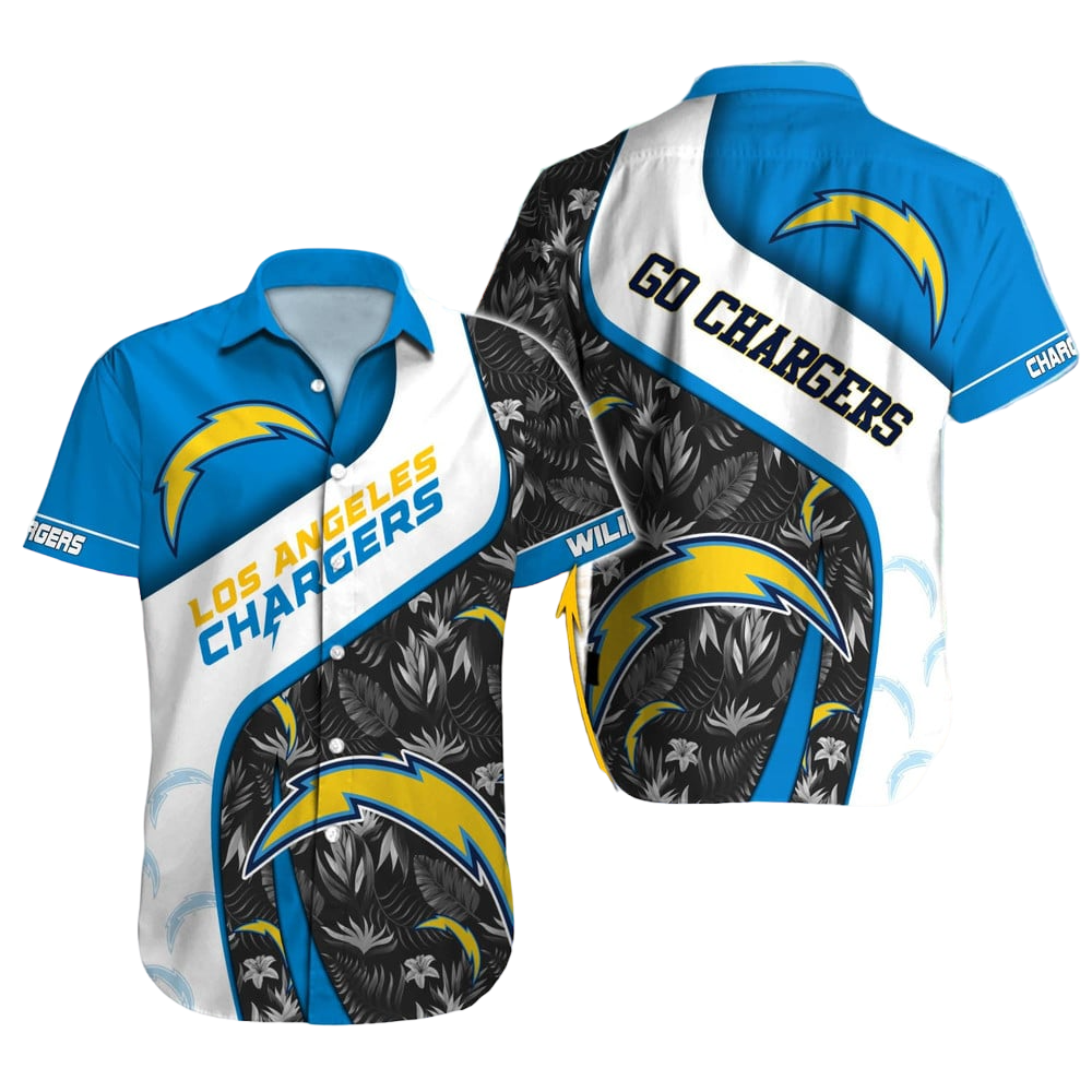 Los Angeles Chargers Hawaiian Shirt NFL Football Custom Hawaiian Shirt for Men Women Gift For Fans