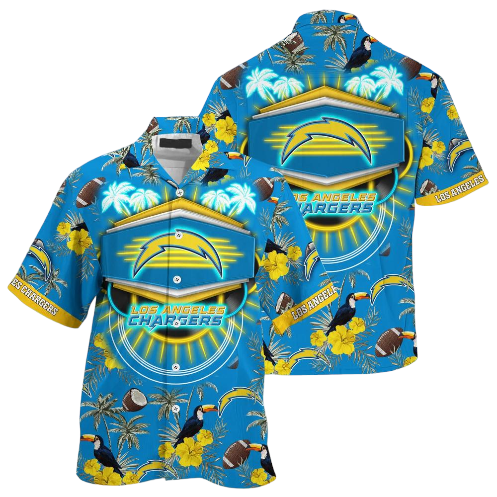 Los Angeles Chargers NFL Hawaiian Shirt This Summer For Your Loved Ones