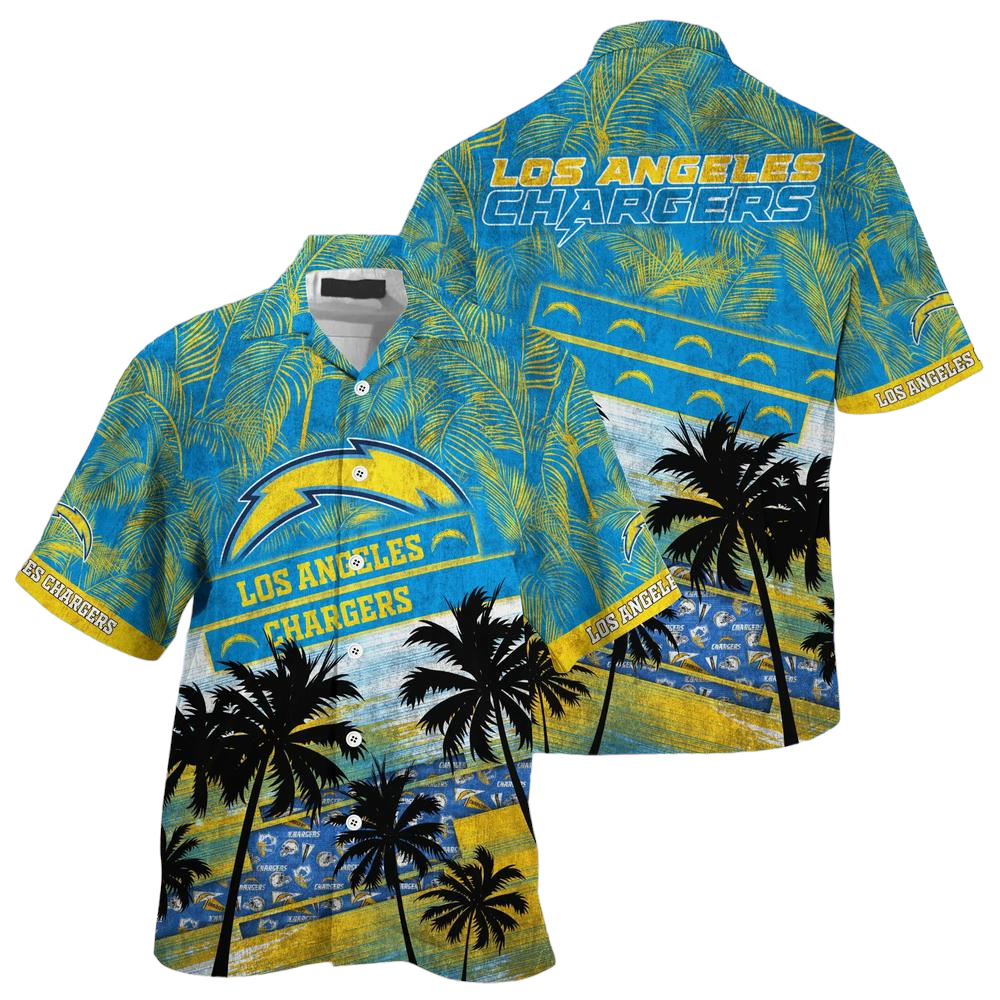 Los Angeles Chargers NFL Hawaiian Shirt Trending Summer For Sports Football Fans