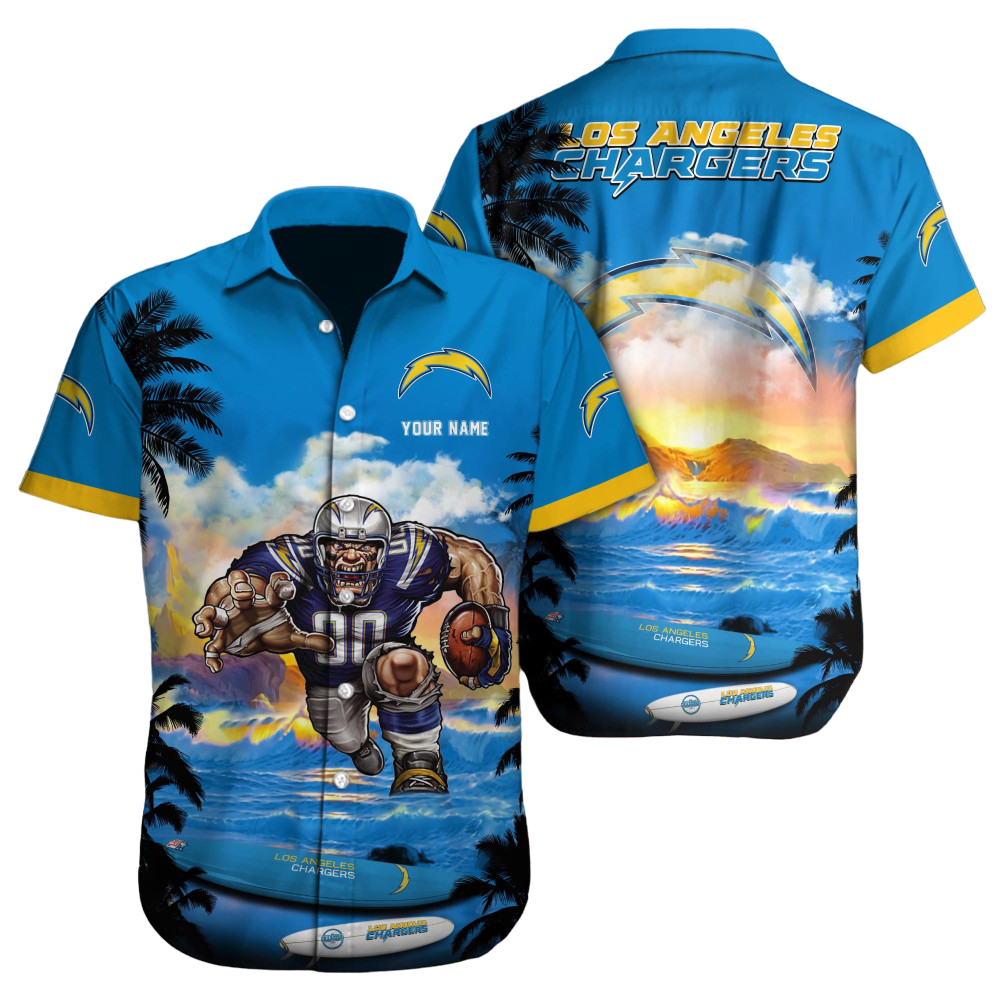 Los Angeles Chargers NFL NFL Football Custom Hawaiian Shirt for Men Women Gift For Fans