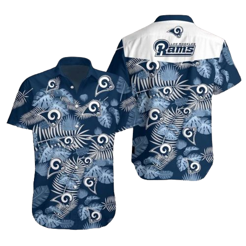 Los Angeles Rams Football Hawaiian Shirt Aloha Shirt for Men Women