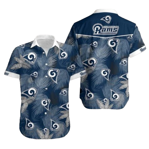 Los Angeles Rams Football Hawaiian Shirt Aloha Shirt for Men Women