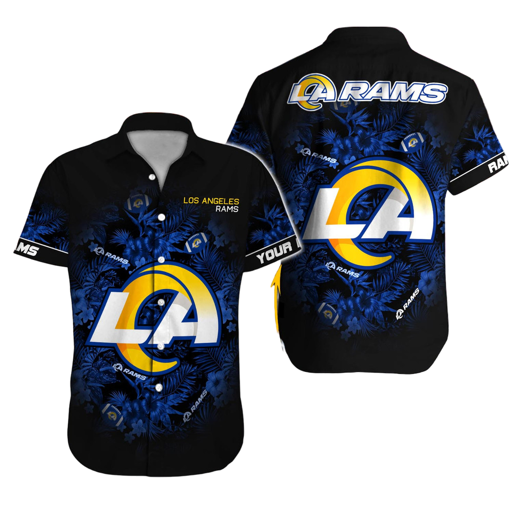 Los Angeles Rams Hawaiian Shirt NFL Football Custom Hawaiian Shirt for Men Women Gift For Fans