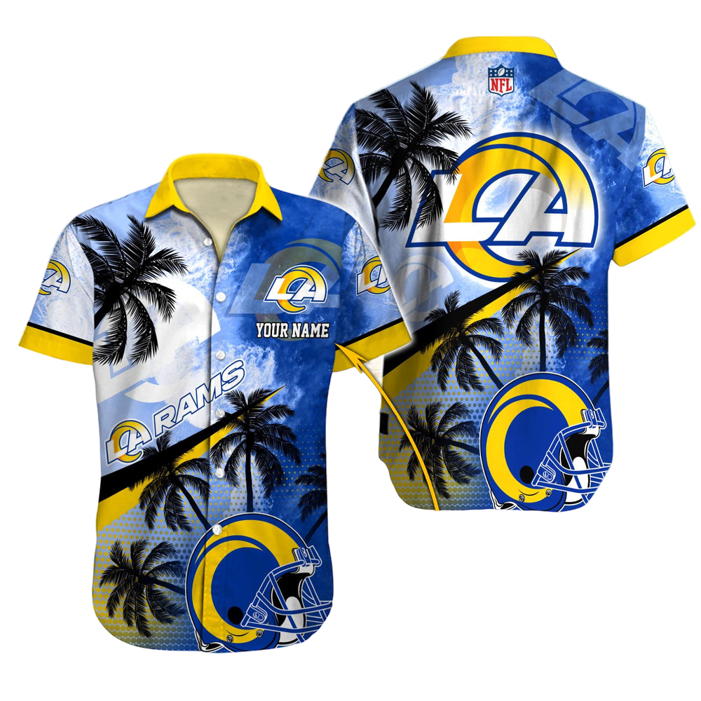 Los Angeles Rams Hawaiian Shirt NFL Football Custom Hawaiian Shirt for Men Women Gift For Fans