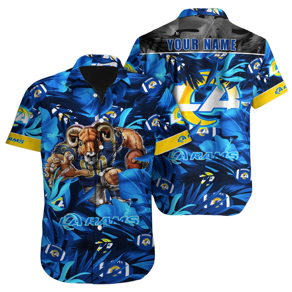 Los Angeles Rams Hawaiian Shirt NFL Football Custom Hawaiian Shirt for Men Women Gift For Fans