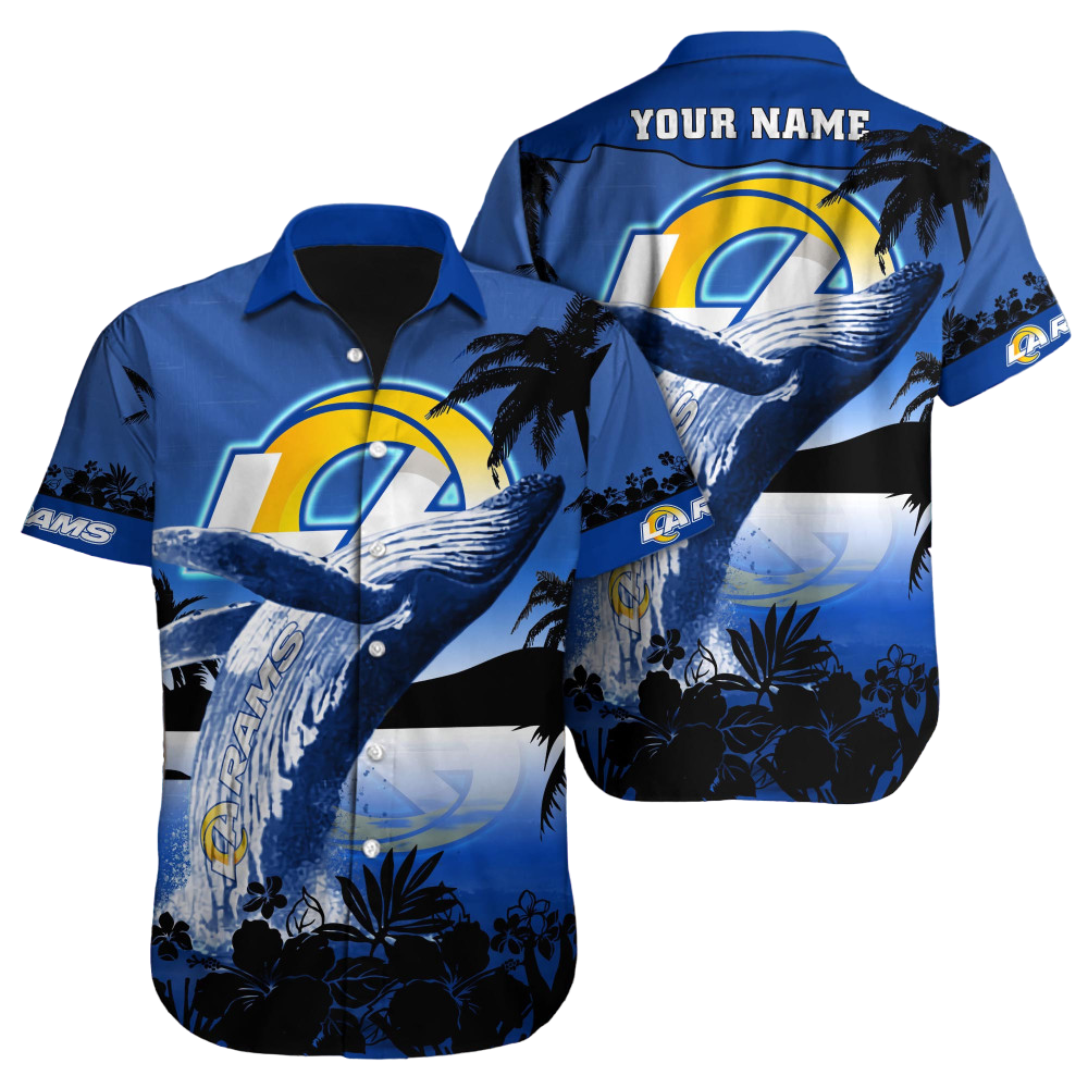 Los Angeles Rams Hawaiian Shirt NFL Football Custom Hawaiian Shirt for Men Women Gift For Fans