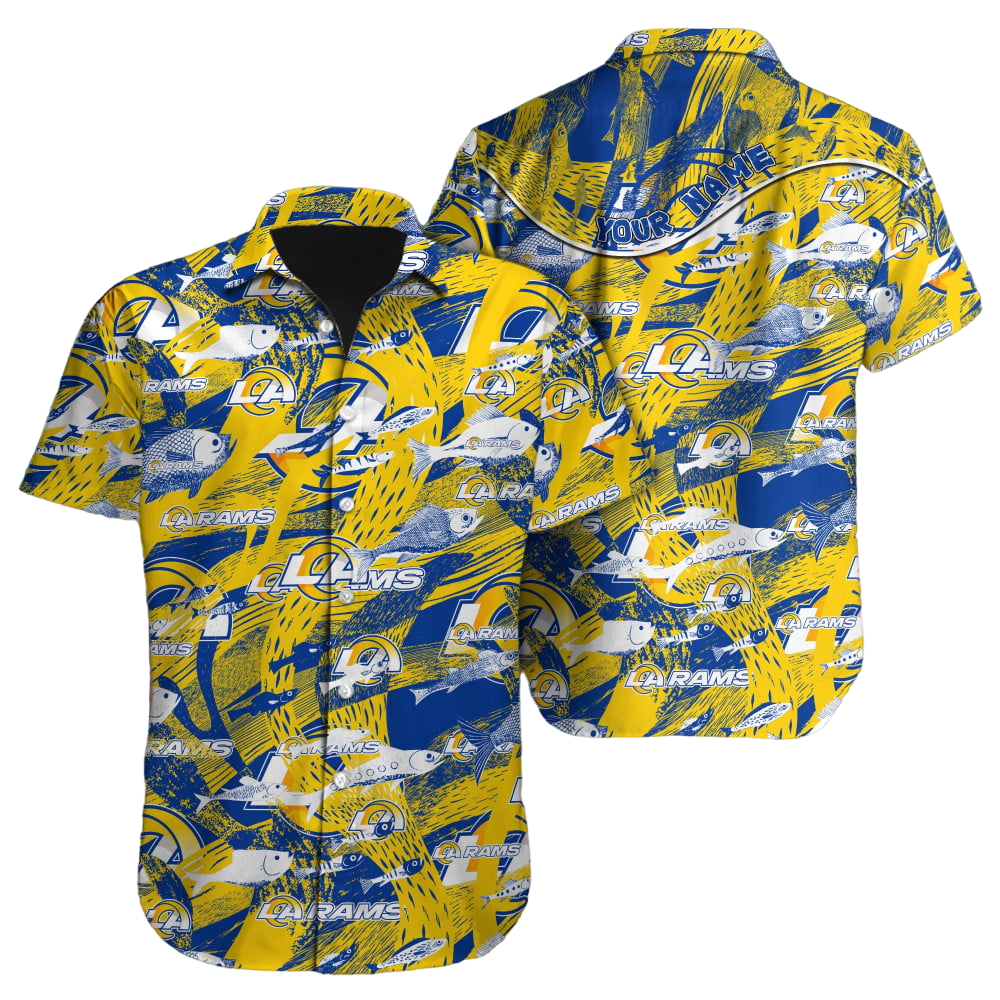 Los Angeles Rams Hawaiian Shirt NFL Football Custom Hawaiian Shirt for Men Women Gift For Fans