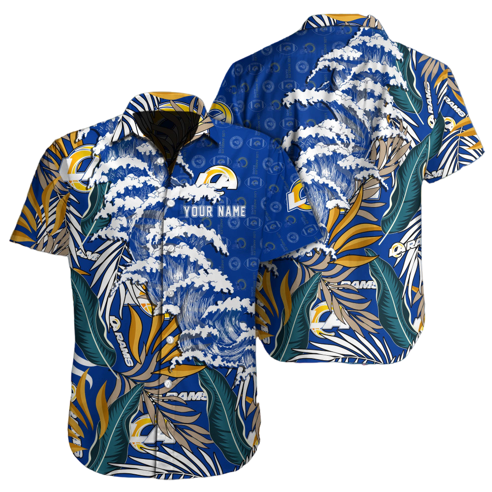 Los Angeles Rams Hawaiian Shirt NFL Football Hawaiian Shirt for Men Women Gift For Fans38176