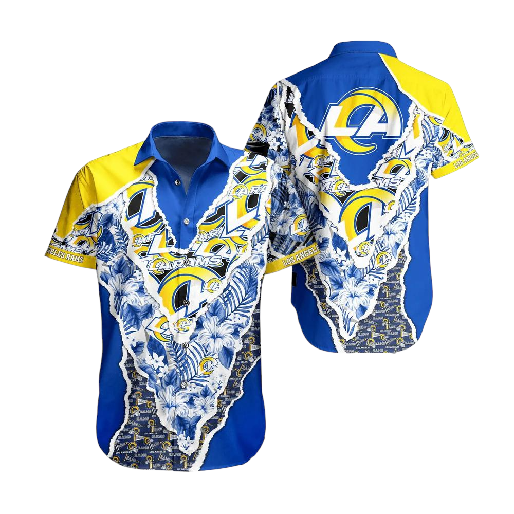 Los Angeles Rams NFL Hawaii Shirt Graphic Floral Pattern This Summer Meaningful Gifts For Fans