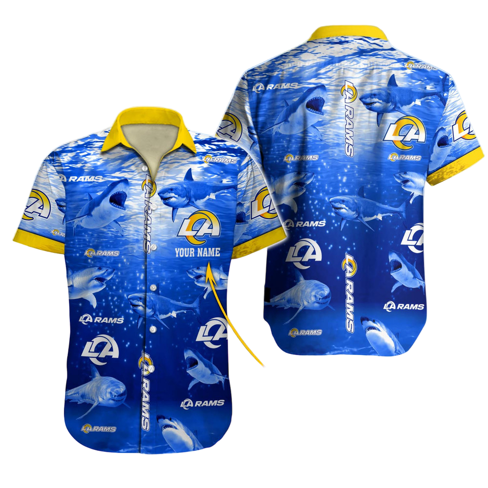 Los Angeles Rams NFL Hawaii Shirt NFL Football Custom Hawaiian Shirt for Men Women Gift For Fans