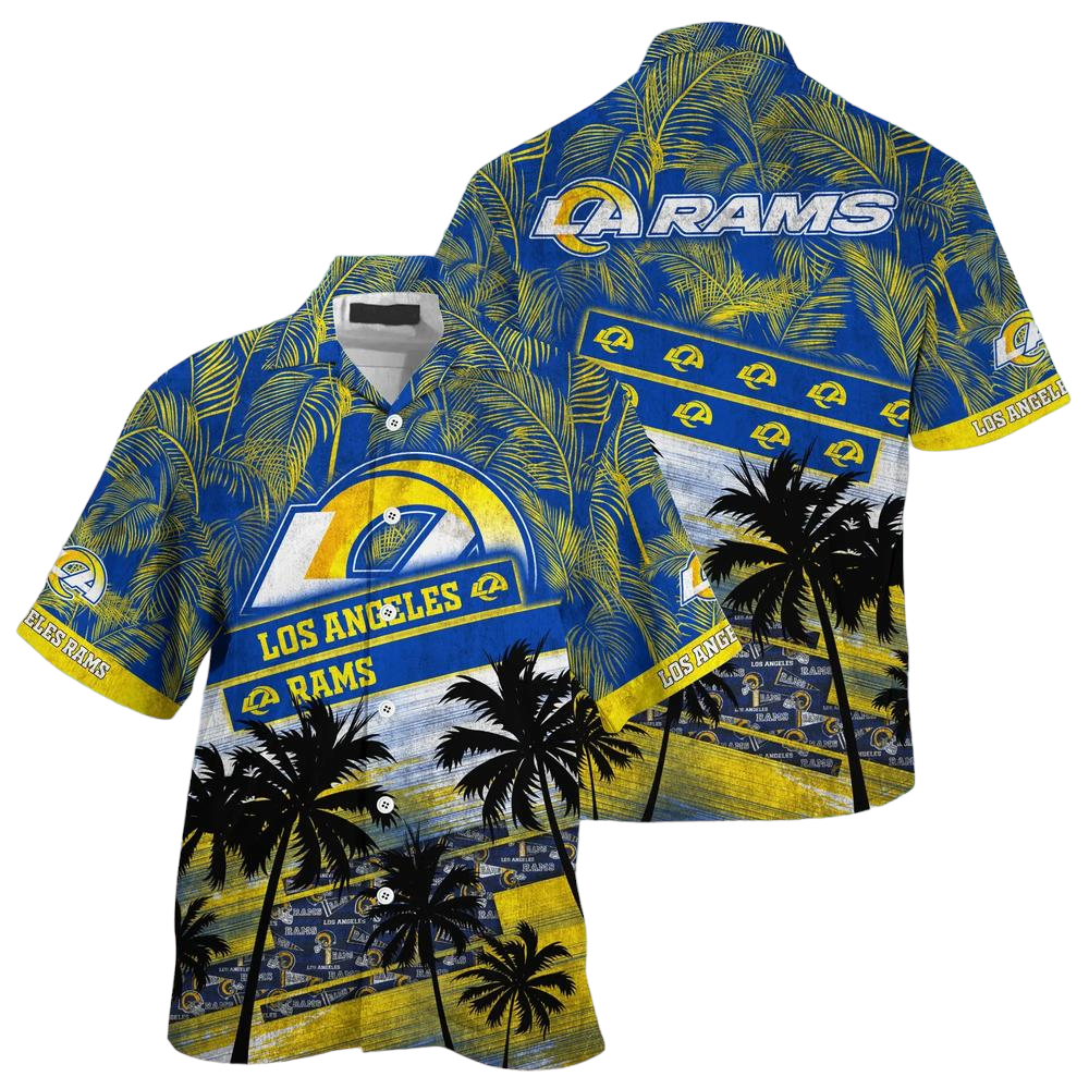 Los Angeles Rams NFL Hawaiian Shirt Trending Summer For Sports Football Fans