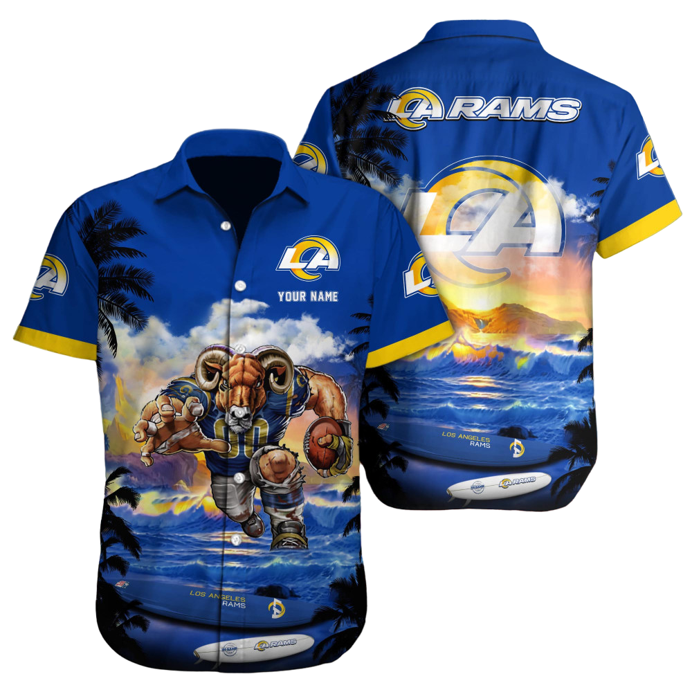 Los Angeles Rams NFL NFL Football Custom Hawaiian Shirt for Men Women Gift For Fans