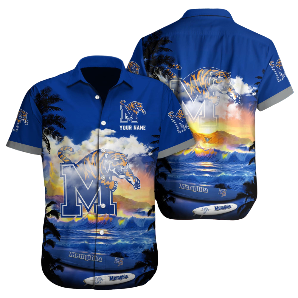 Memphis Tigers Custom Hawaii Shirt NCAA Shirt for Men Women Gift for Fans