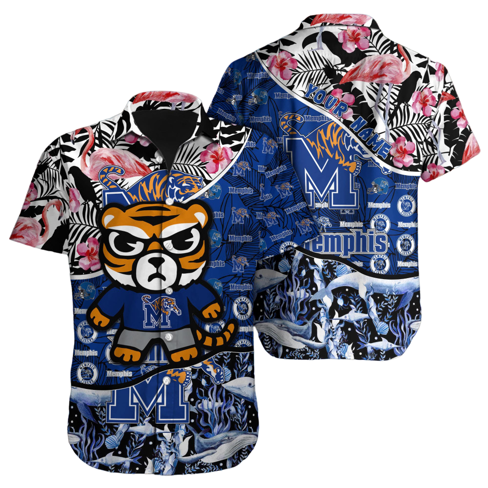 Memphis Tigers NCAA Hawaiian Shirt Custom Hawaii Shirt for Men Women Gift for Fans