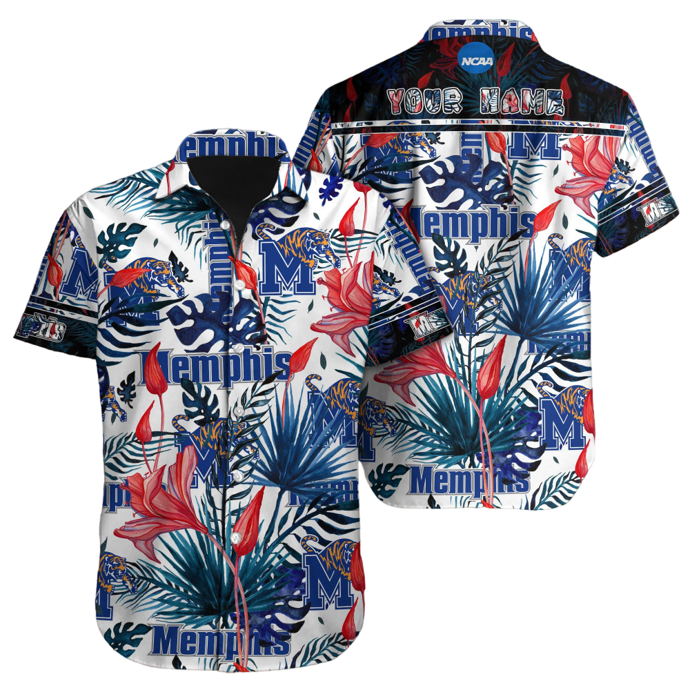 Memphis Tigers NCAA Hawaiian Shirt Custom Hawaii Shirt for Men Women Gift for Fans