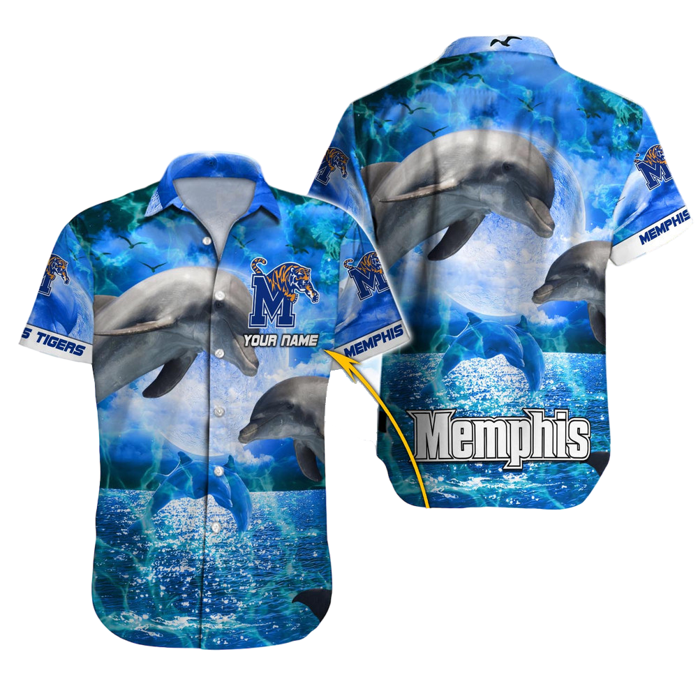 Memphis Tigers NCAA Hawaiian Shirt Custom Hawaii Shirt for Men Women Gift for Fans