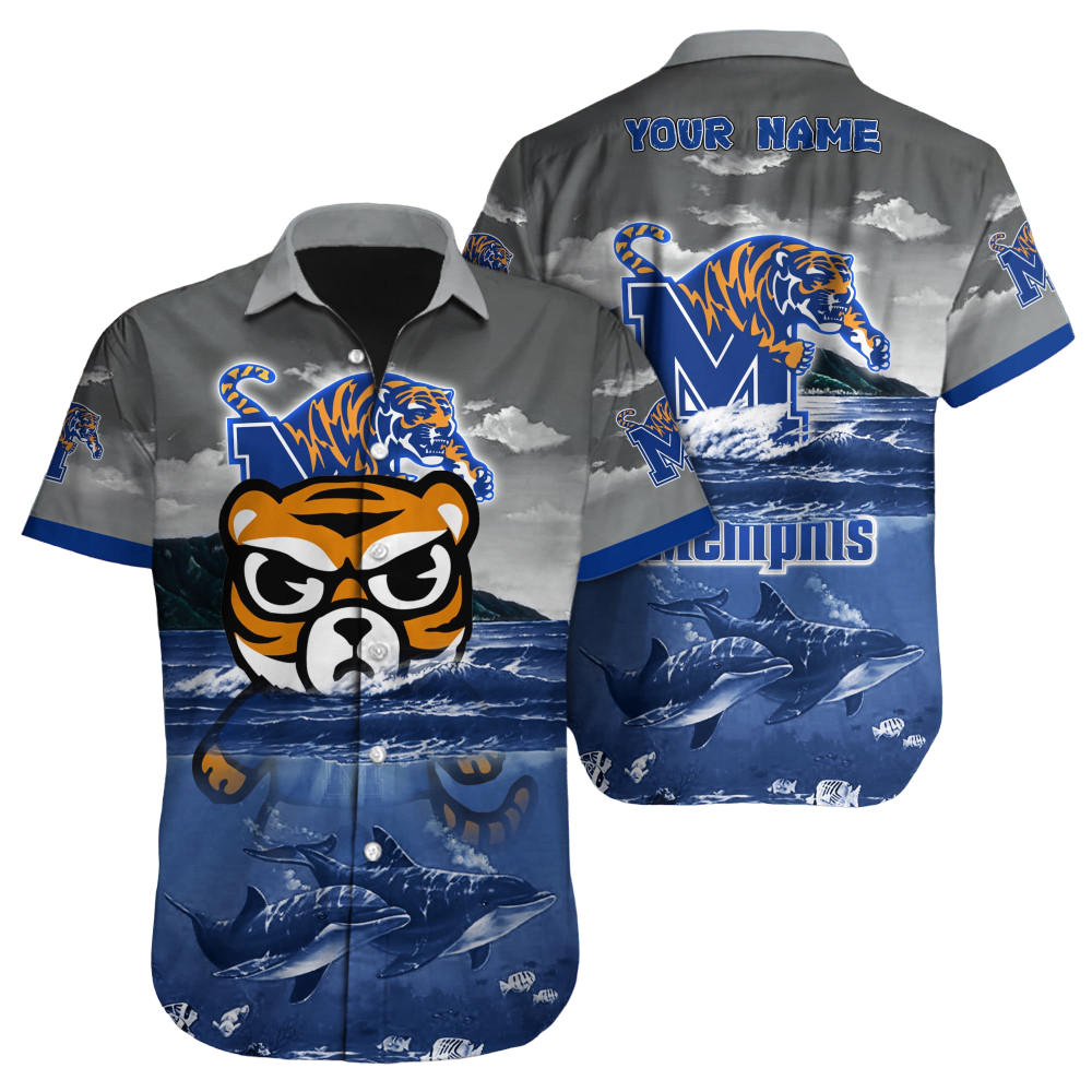 Memphis Tigers NCAA Hawaiian Shirt Custom Hawaii Shirt for Men Women Gift for Fans