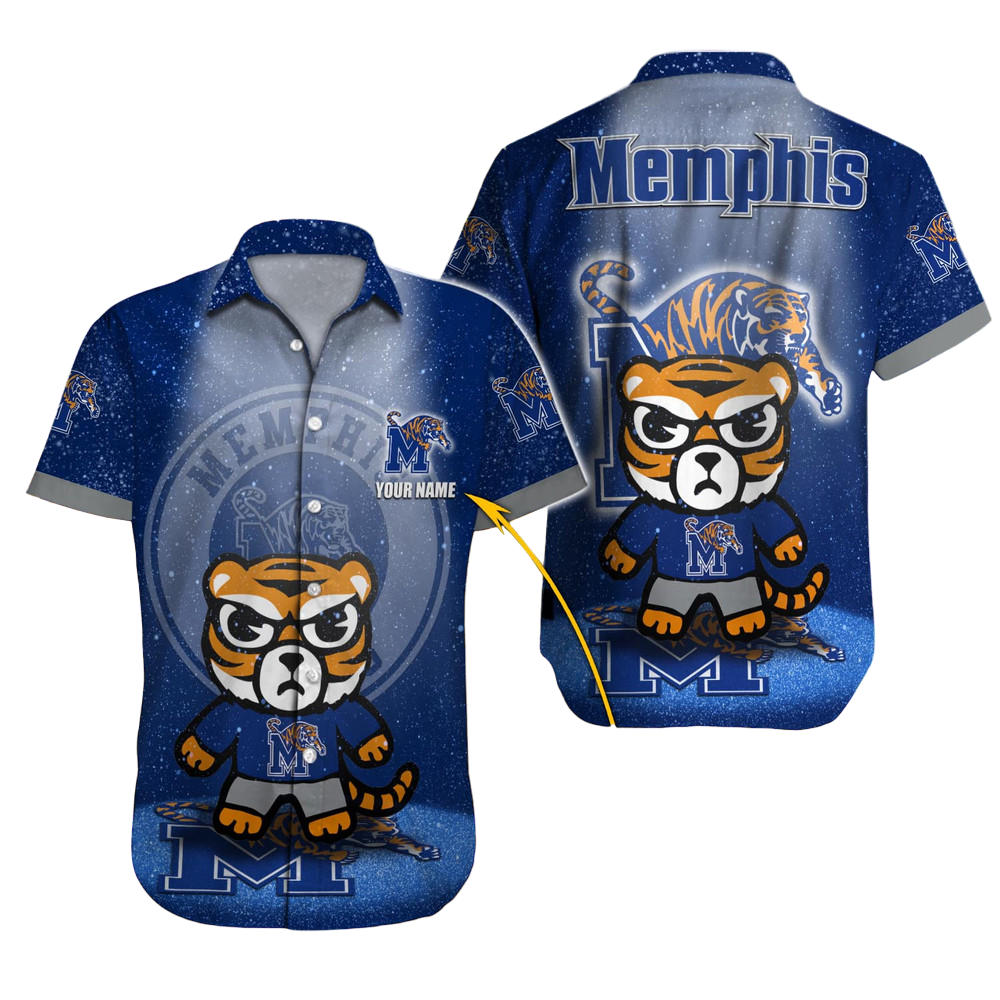 Memphis Tigers NCAA Hawaiian Shirt Custom Hawaii Shirt for Men Women Gift for Fans