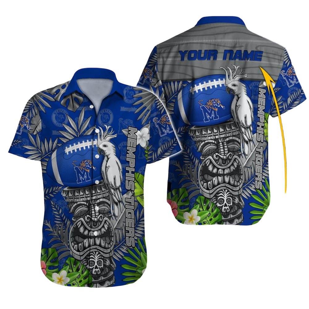 Memphis Tigers NCAA Hawaiian Shirt Custom Hawaii Shirt for Men Women Gift for Fans