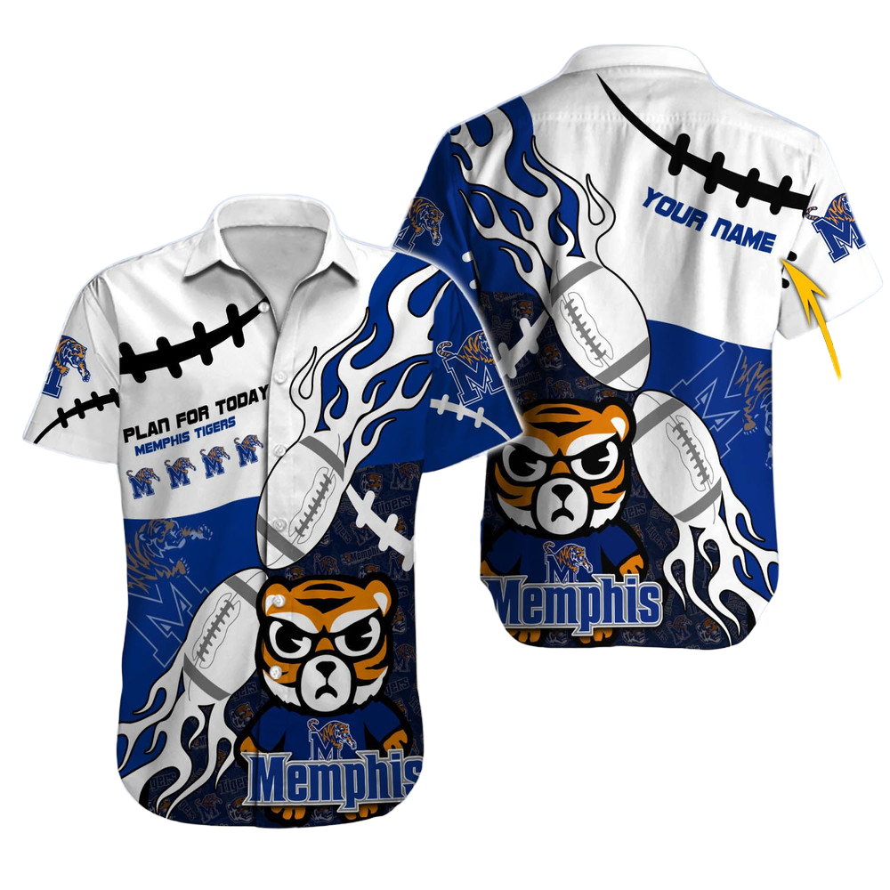 Memphis Tigers NCAA Hawaiian Shirt Custom Hawaii Shirt for Men Women Gift for Fans