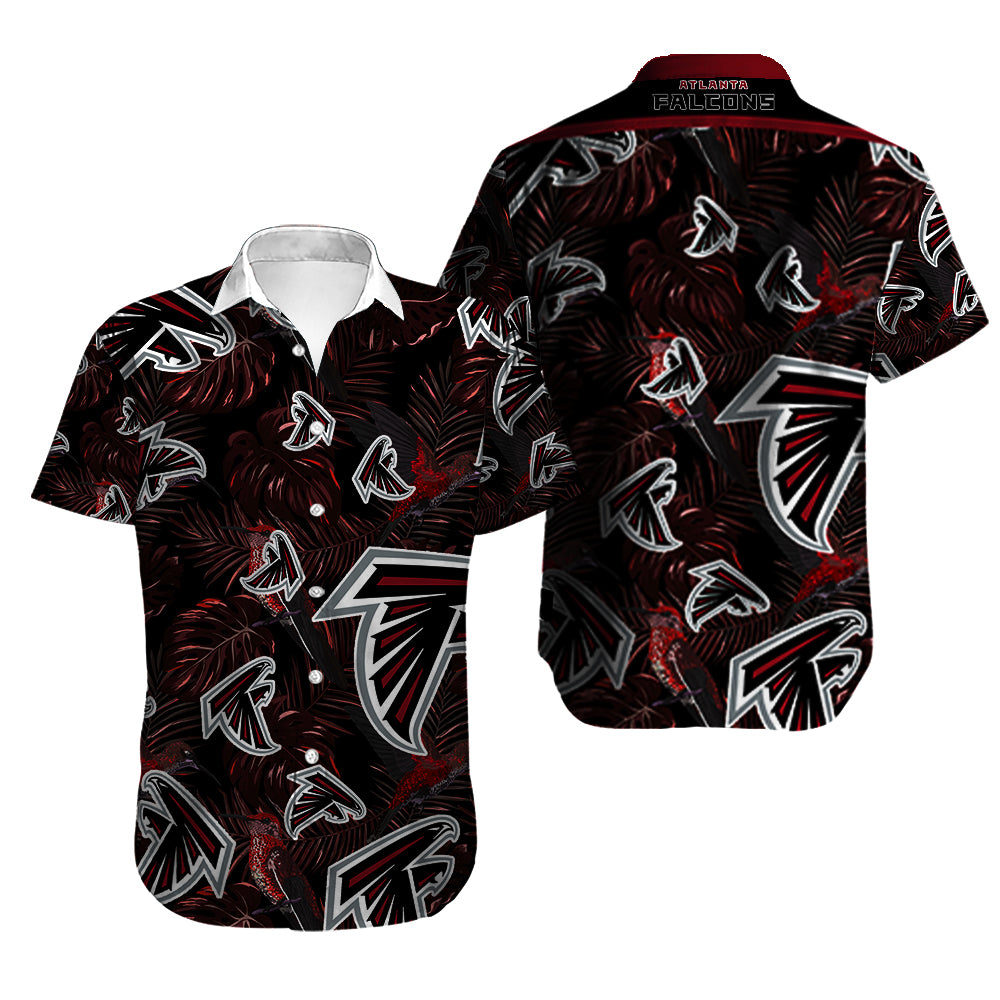 Men Atlanta Falcons Hawaiian Shirt Tropical