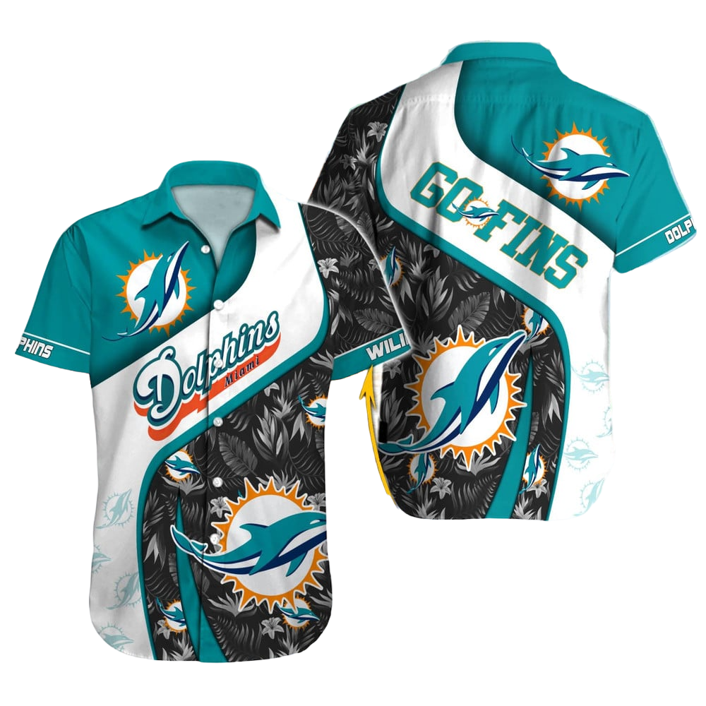 Miami Dolphins Hawaiian Shirt NFL Football Custom Hawaiian Shirt for Men Women Gift For Fans