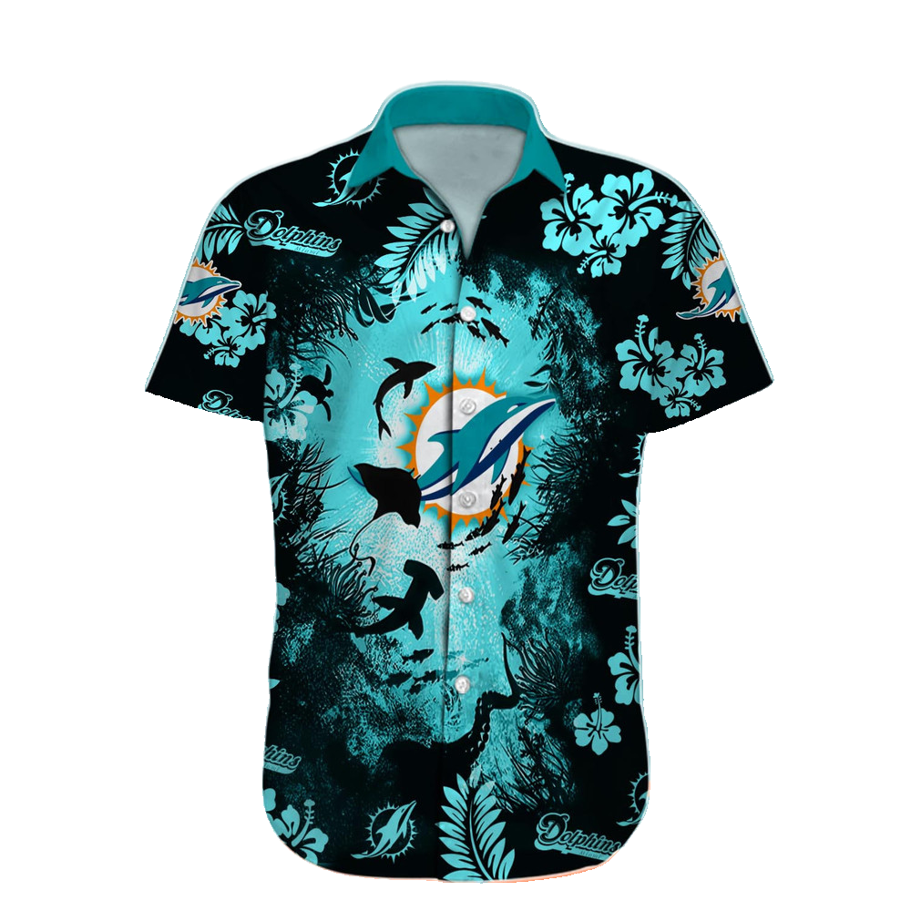 Miami Dolphins Hawaiian Shirt NFL Football Custom Hawaiian Shirt for Men Women Gift For Fans