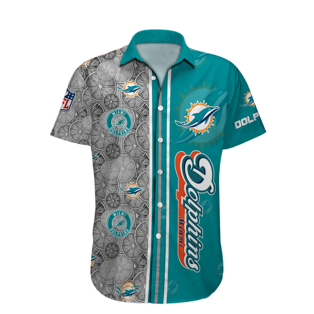 Miami Dolphins Hawaiian Shirt NFL Football Custom Hawaiian Shirt for Men Women Gift For Fans