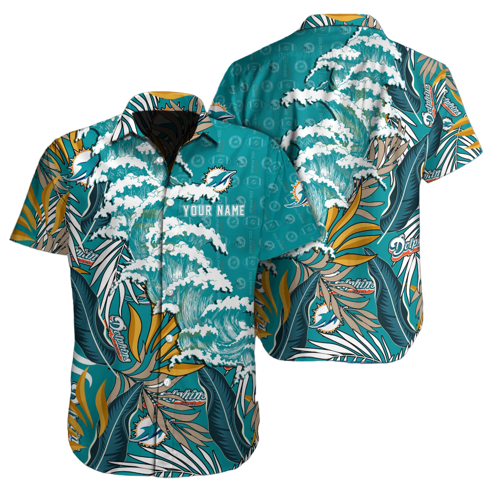 Miami Dolphins Hawaiian Shirt NFL Football Hawaiian Shirt for Men Women Gift For Fans38176