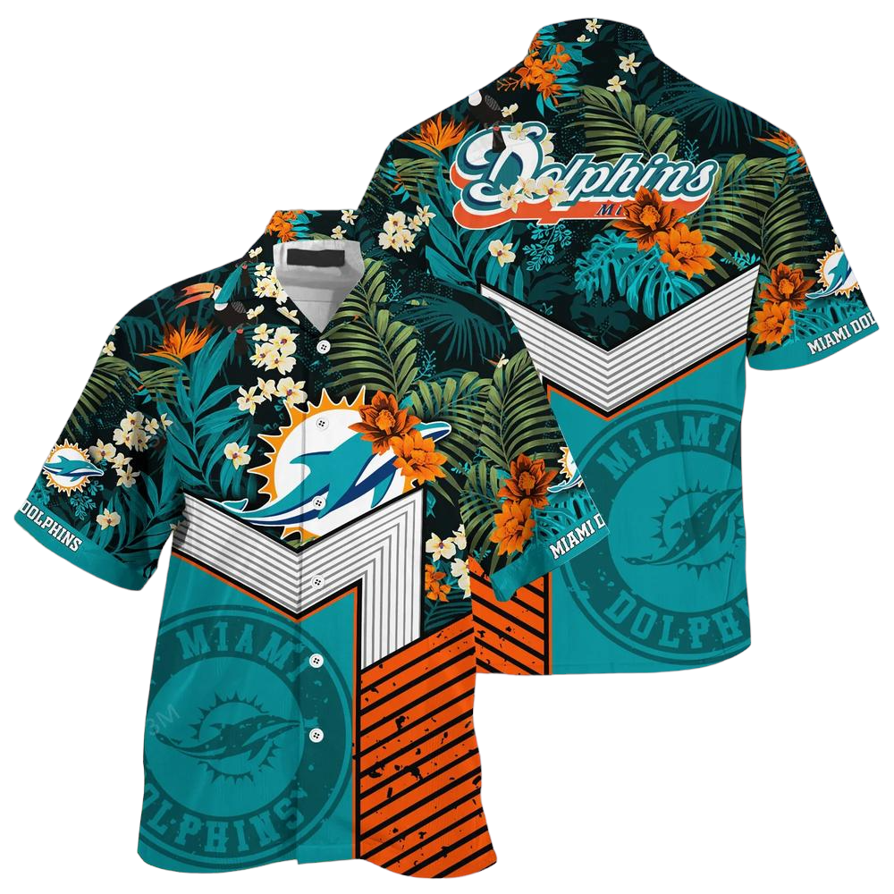 Miami Dolphins NFL Football Beach Shirt This Summer Hawaiian Shirt For Big Fans