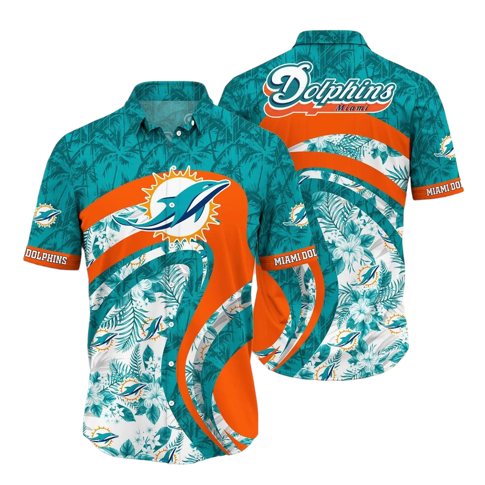 Miami Dolphins NFL Hawaii Shirt Graphic Floral Tropical Pattern This Summer For Fan