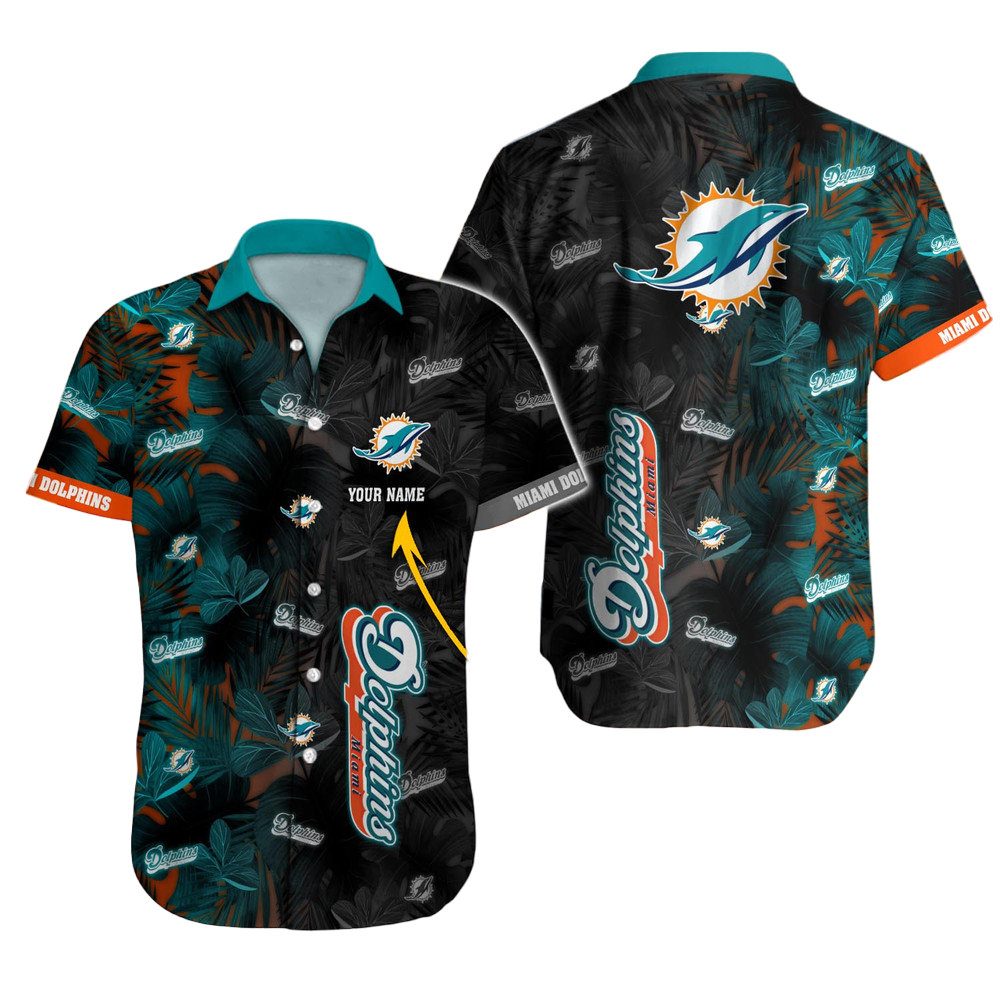 Miami Dolphins NFL Hawaii Shirt NFL Football Custom Hawaiian Shirt for Men Women Gift For Fans