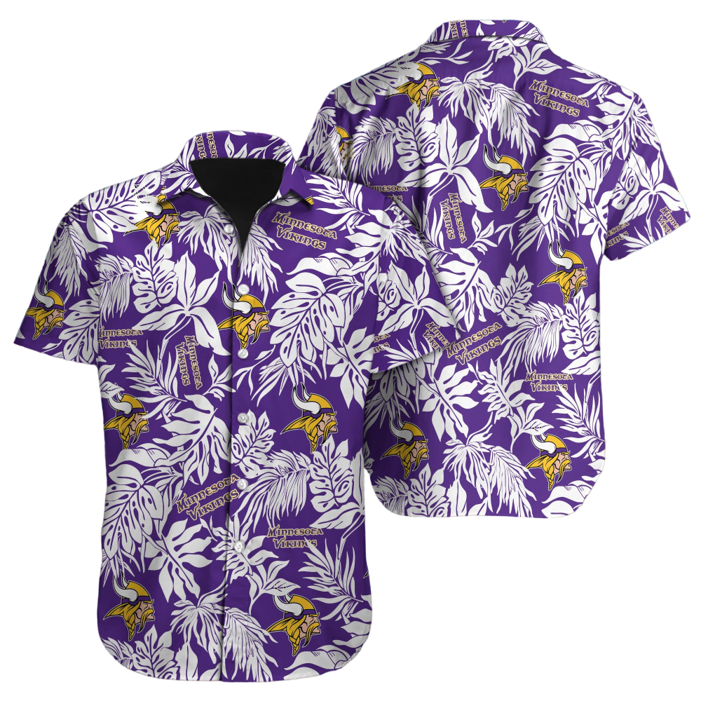 Minnesota Vikings Hawaiian Shirt NFL Football Hawaiian Shirt for Men Women Gift For Fans39046