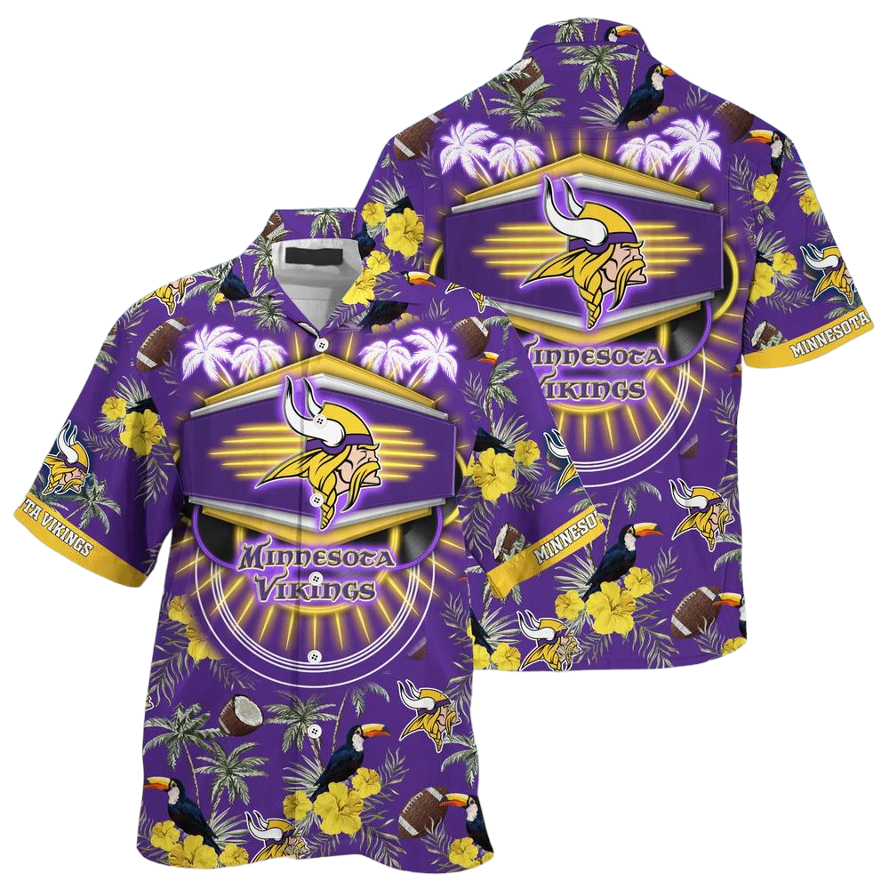 Minnesota Vikings NFL Hawaiian Shirt This Summer For Your Loved Ones