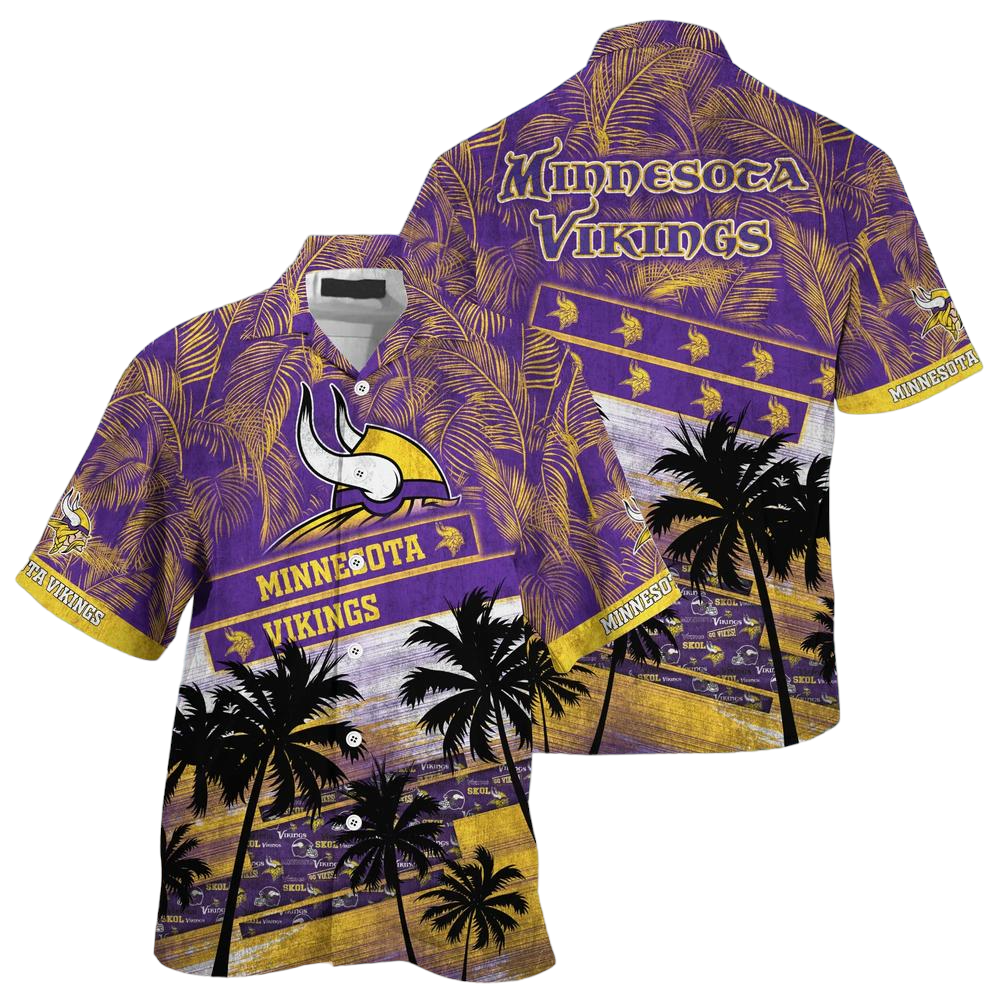 Minnesota Vikings NFL Hawaiian Shirt Trending Summer For Sports Football Fans