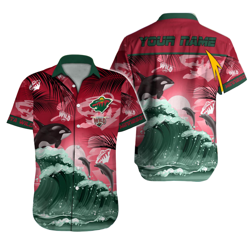 Minnesota Wild NHL Hawaiian Shirt Custom Hawaii Shirt for Men Women Gift for Fans