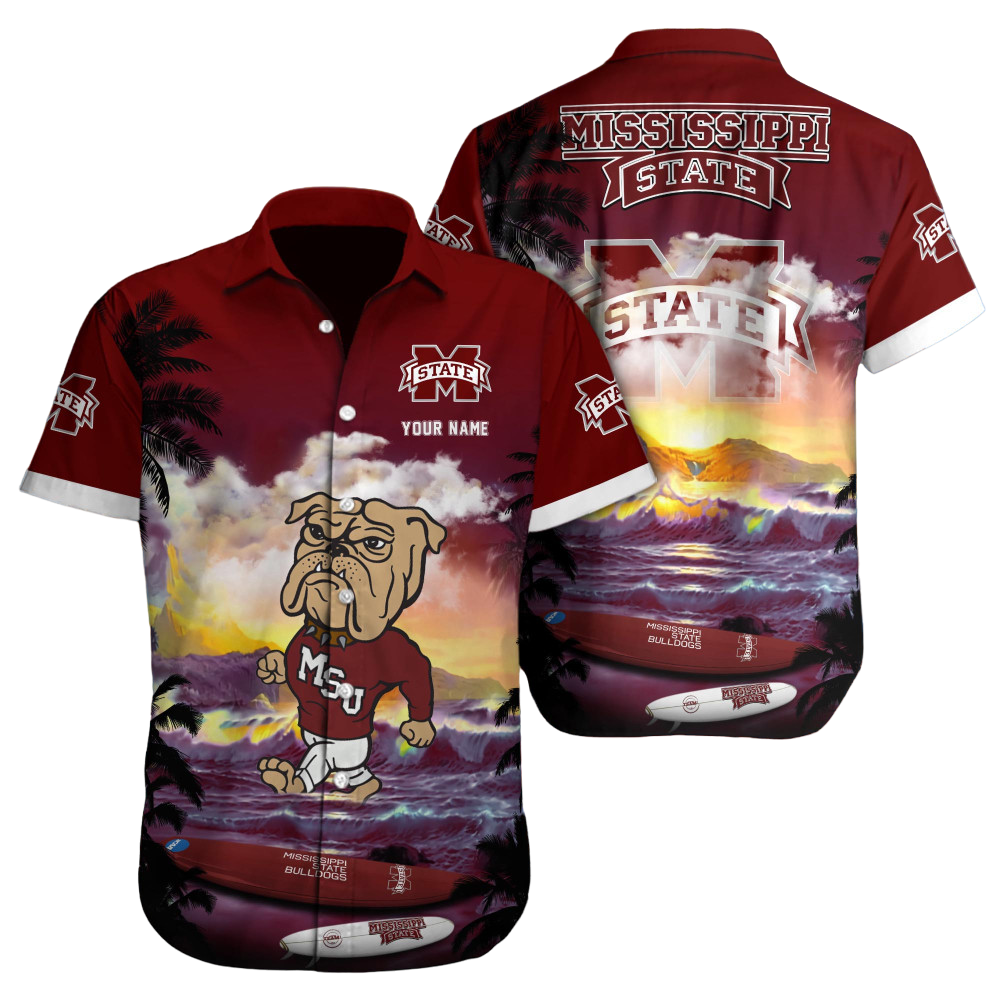 Mississippi State Bulldogs NCAA Custom Hawaii Shirt for Men Women Gift for Fans