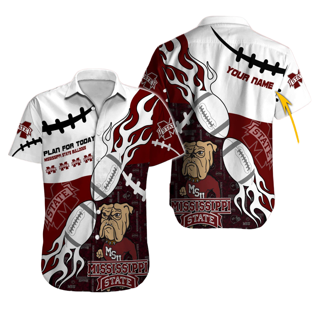 Mississippi State Bulldogs NCAA Hawaiian Shirt Custom Hawaii Shirt for Men Women Gift for Fans