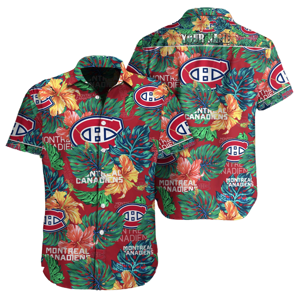 Montreal Canadiens NHL Custom Hawaiian shirt for Men Women Gift for Fans