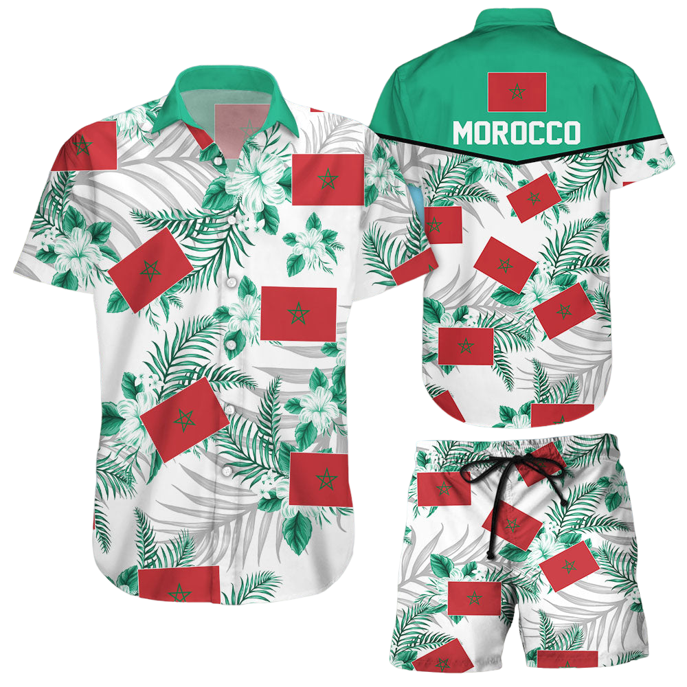 Morocco National Soccer Team Qatar World Cup 2022 Season Winter World Cup 3D Hawaiian Shirt