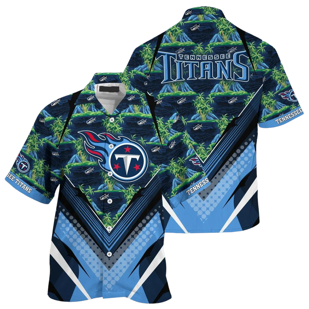 NFL Tennessee Titans Team Beach Shirt For Sports Titans Fans Hawaiian Shirt