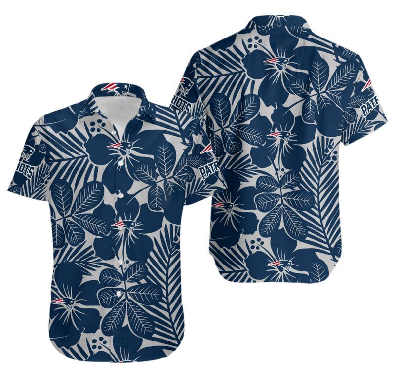 New England Patriots Flower Hawaii Shirt for Men Women